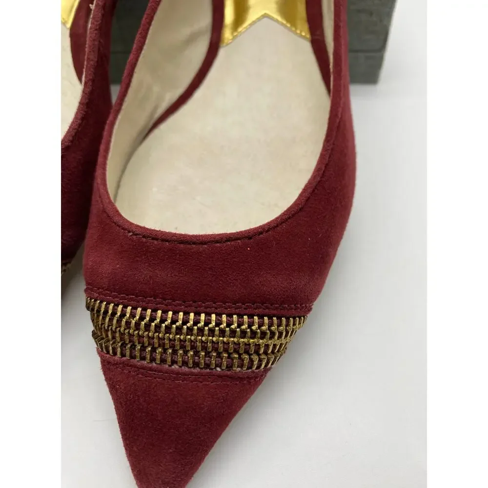 Michael Kors Women's Haya‎ Flat Cinnabar Size 6.5